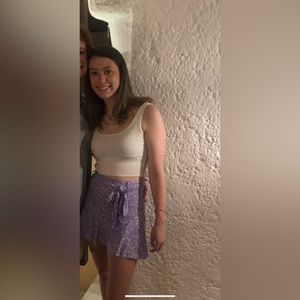 Zara print mini skort!!